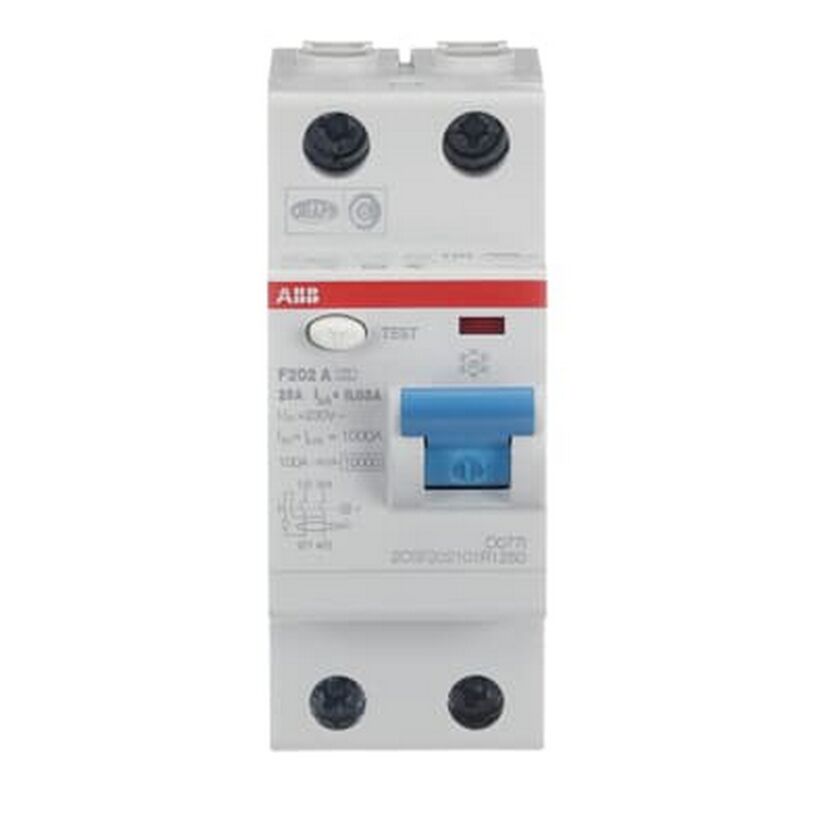 ABB FI-Schalter 2-polig, 25A, 30mA