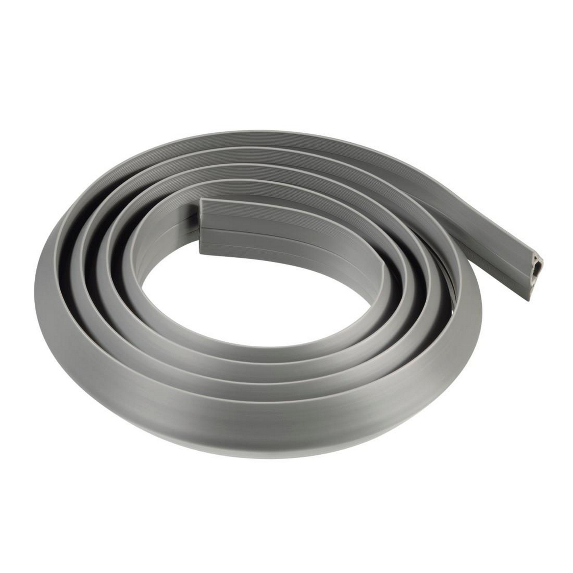 Kabelkanal grau flexibel selbstklebend halbrund, 180 x 3 x 1 cm + product picture