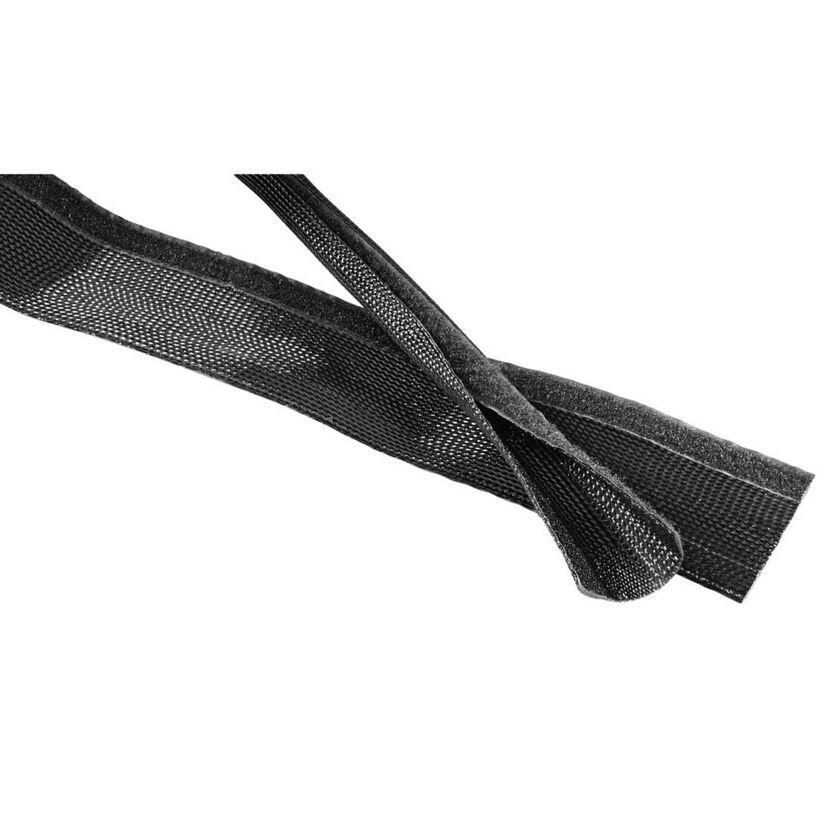 Gewebe-Kabelschlauch schwarz flexibel Ø 20 - 40 mm x 1,8 m
