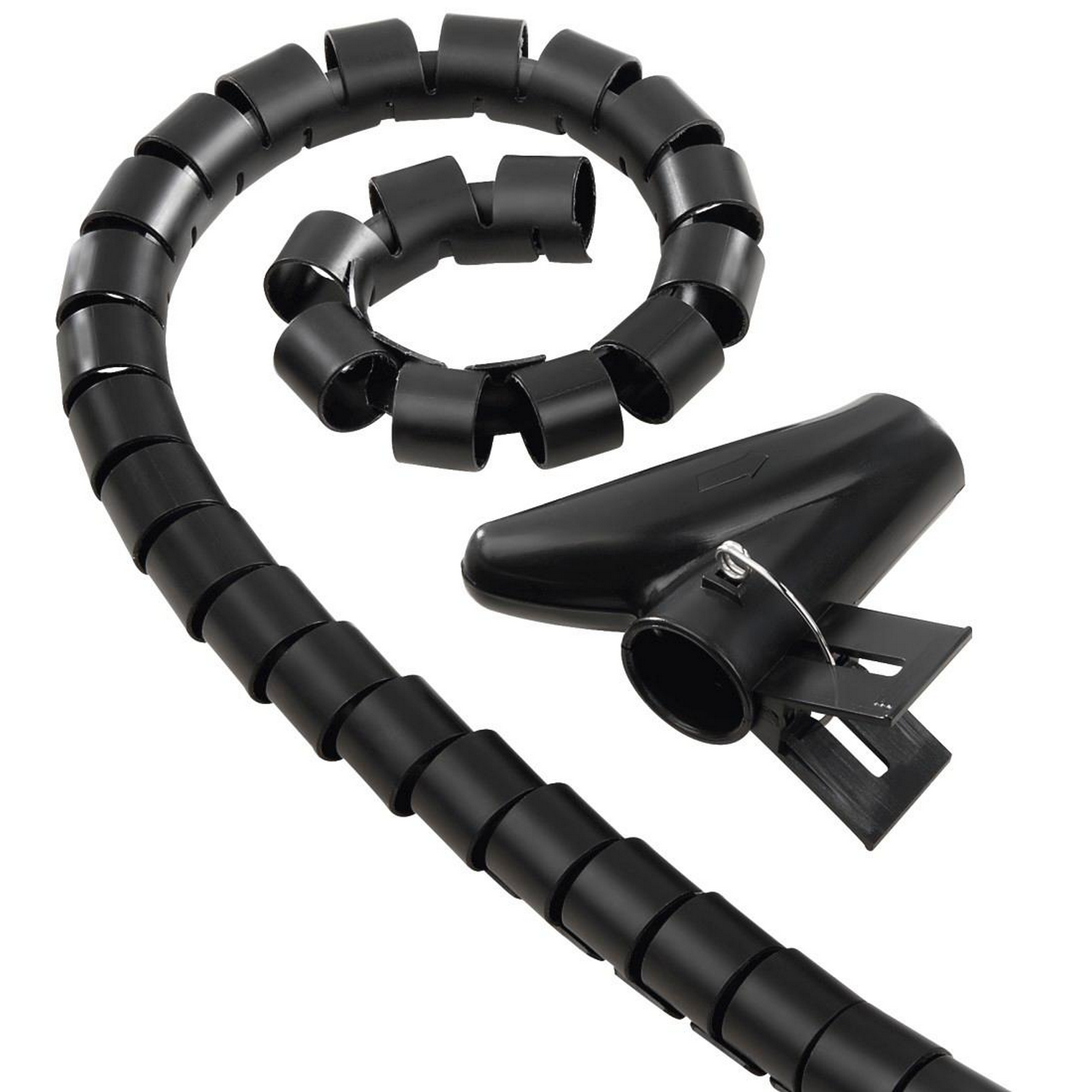 Spiral-Kabelschlauch schwarz flexibel Ø 20 mm x 2,5 m + product picture