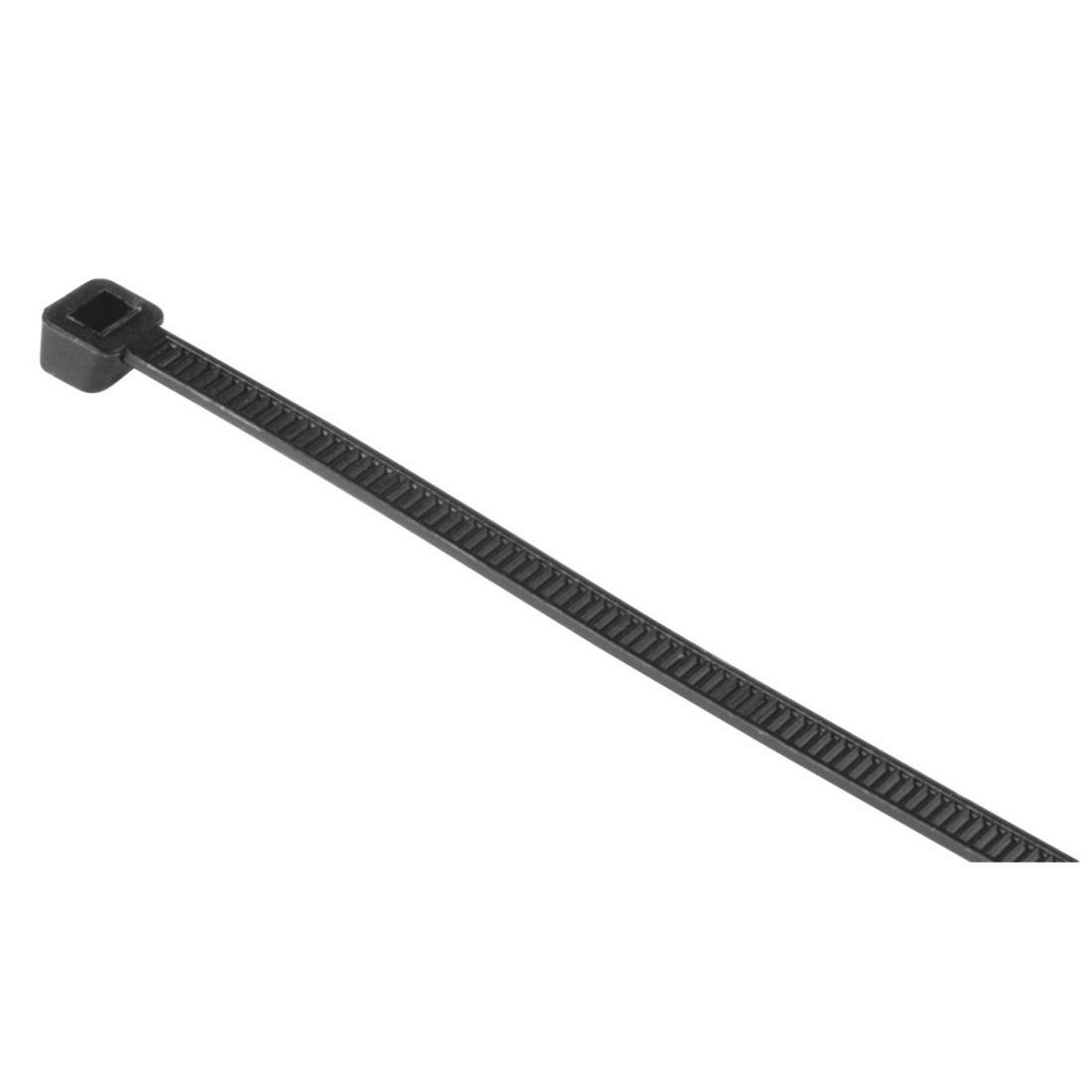 Schwarzer Kabelbinder