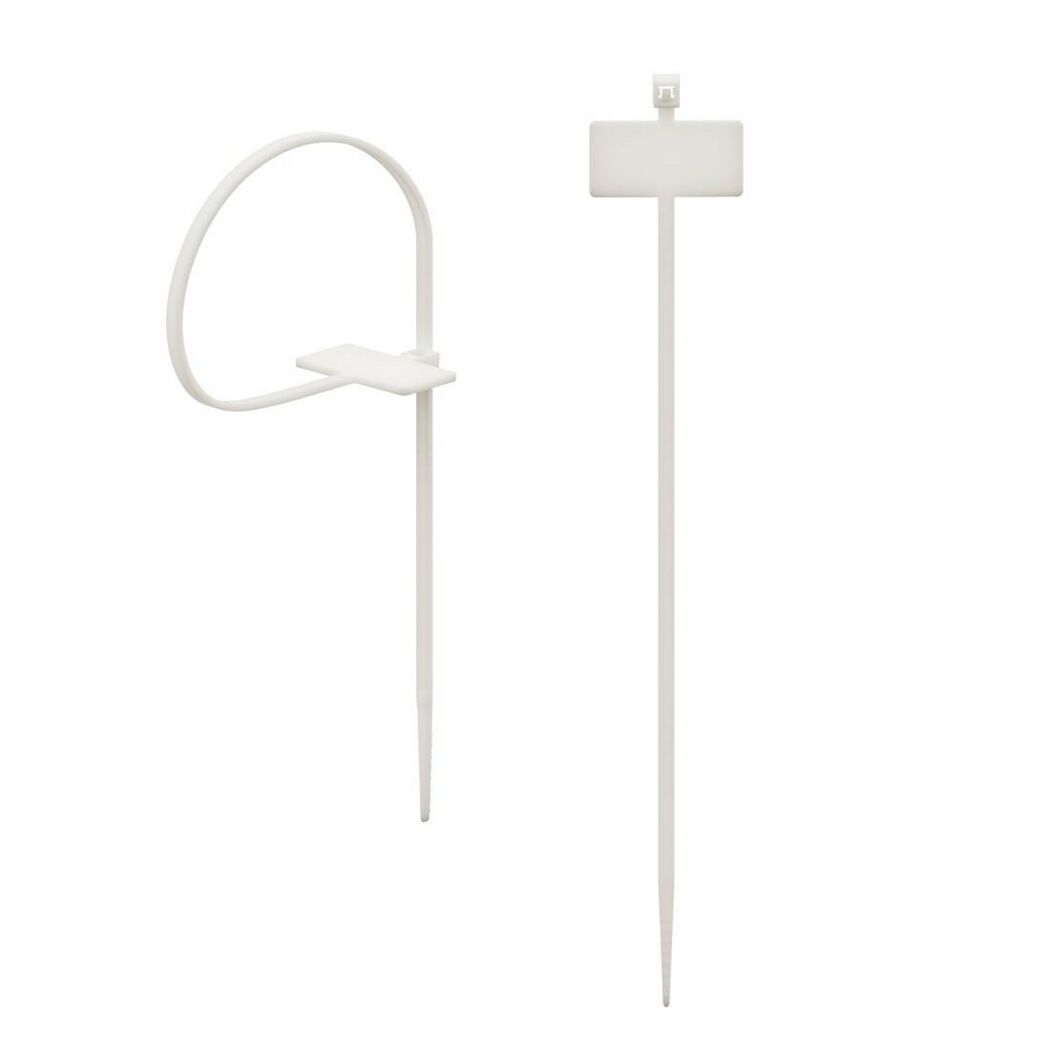Kabelbinder mit Beschriftungsfeld beige 98 mm, 25 Stück