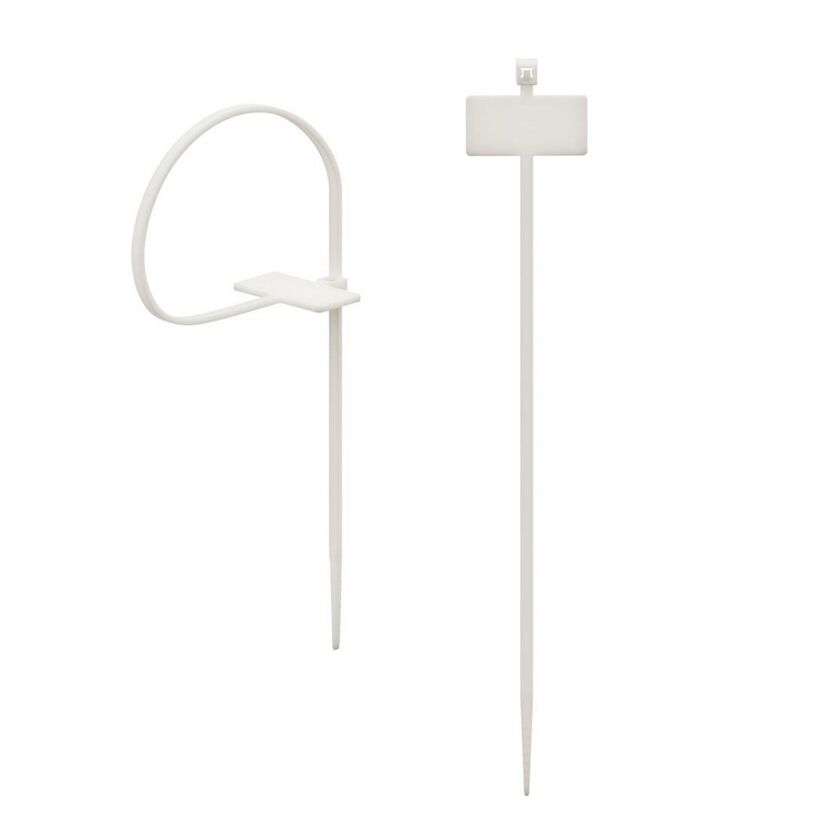 Kabelbinder mit Beschriftungsfeld beige 98 mm, 25 Stück