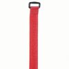 Roter Kabelbinder mit Klettverschluss