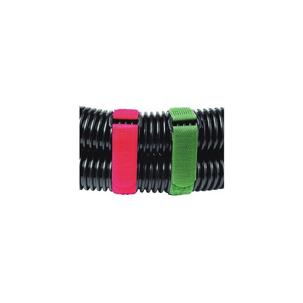 Klettbänder in grün und pink