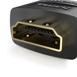 HDMI-Adapter schwarz/vergoldet 2 x Kupplung 8K