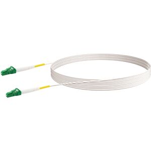 Glasfaserkabel LC/APC-zu-LC/APC weiß 9 m