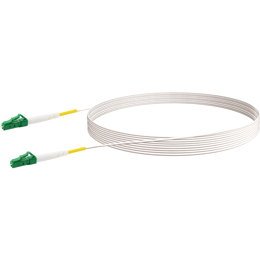 Weißes Glasfaserkabel