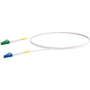 Glasfaserkabel LC/APC-zu-LC/UPC weiß 3 m