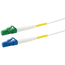 Glasfaserkabel LC/APC-zu-LC/UPC weiß 9 m