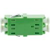 Grüner Glasfaser Verbinder LC Duplex
