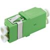 Grüner Glasfaser Verbinder LC Duplex