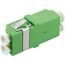 Grüner Glasfaser Verbinder LC Duplex