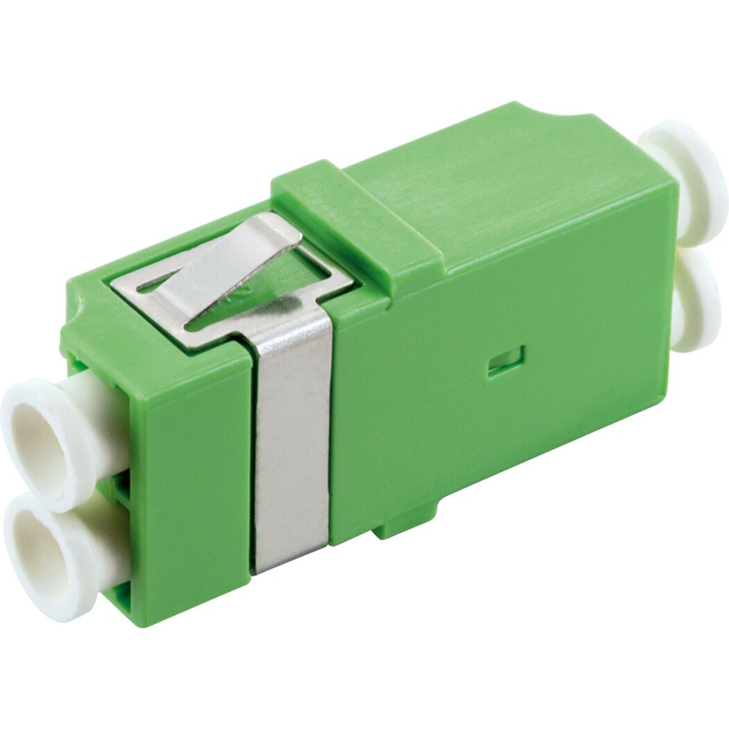 Grüner Glasfaser Verbinder LC Duplex