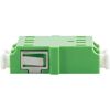 Grüner Glasfaser Verbinder LC Duplex