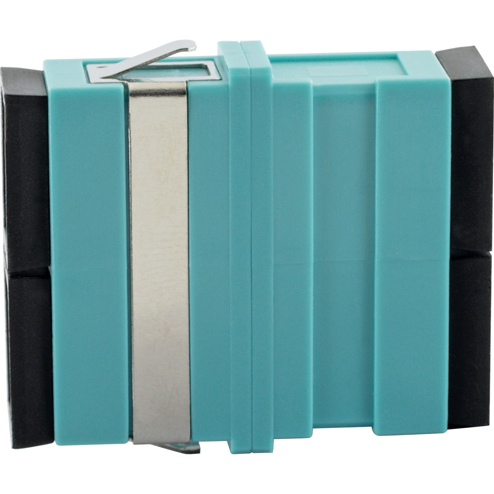 Türkiser SC Duplex Glasfaser-Adapter