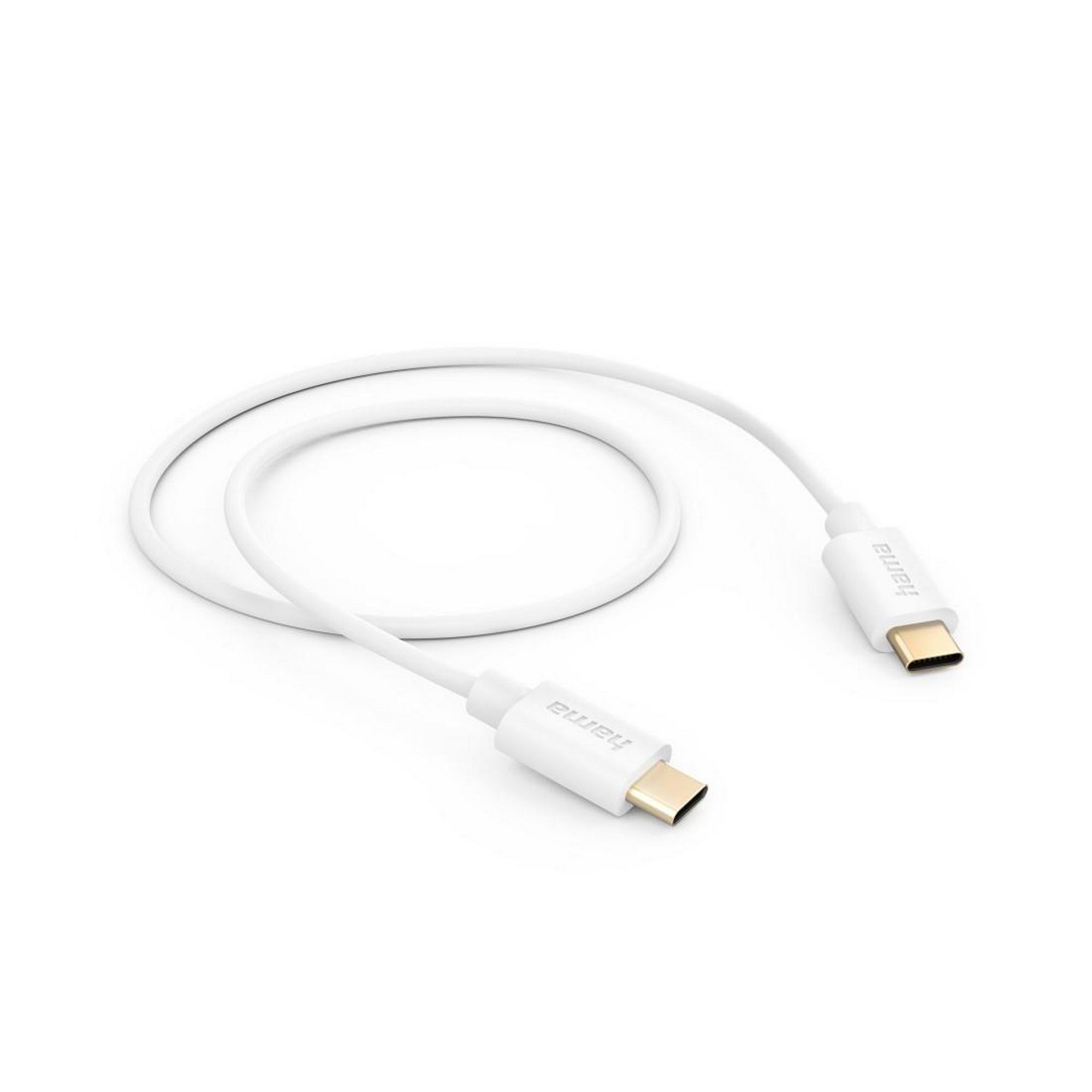 Ladekabel weiß USB C/USB C, 1 m + product picture