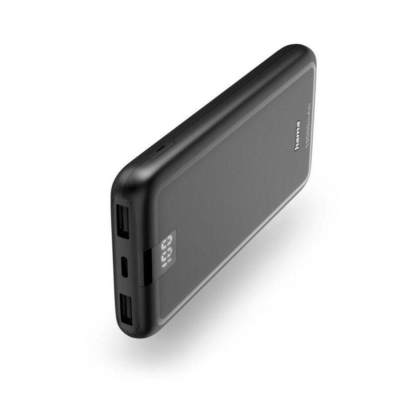 Schwarze Powerbank
