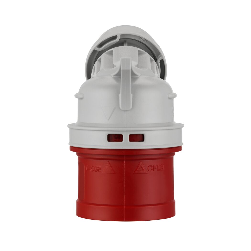 Roter CEE-Winkelstecker