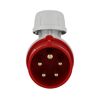 Roter CEE-Winkelstecker