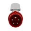 Roter CEE-Winkelstecker