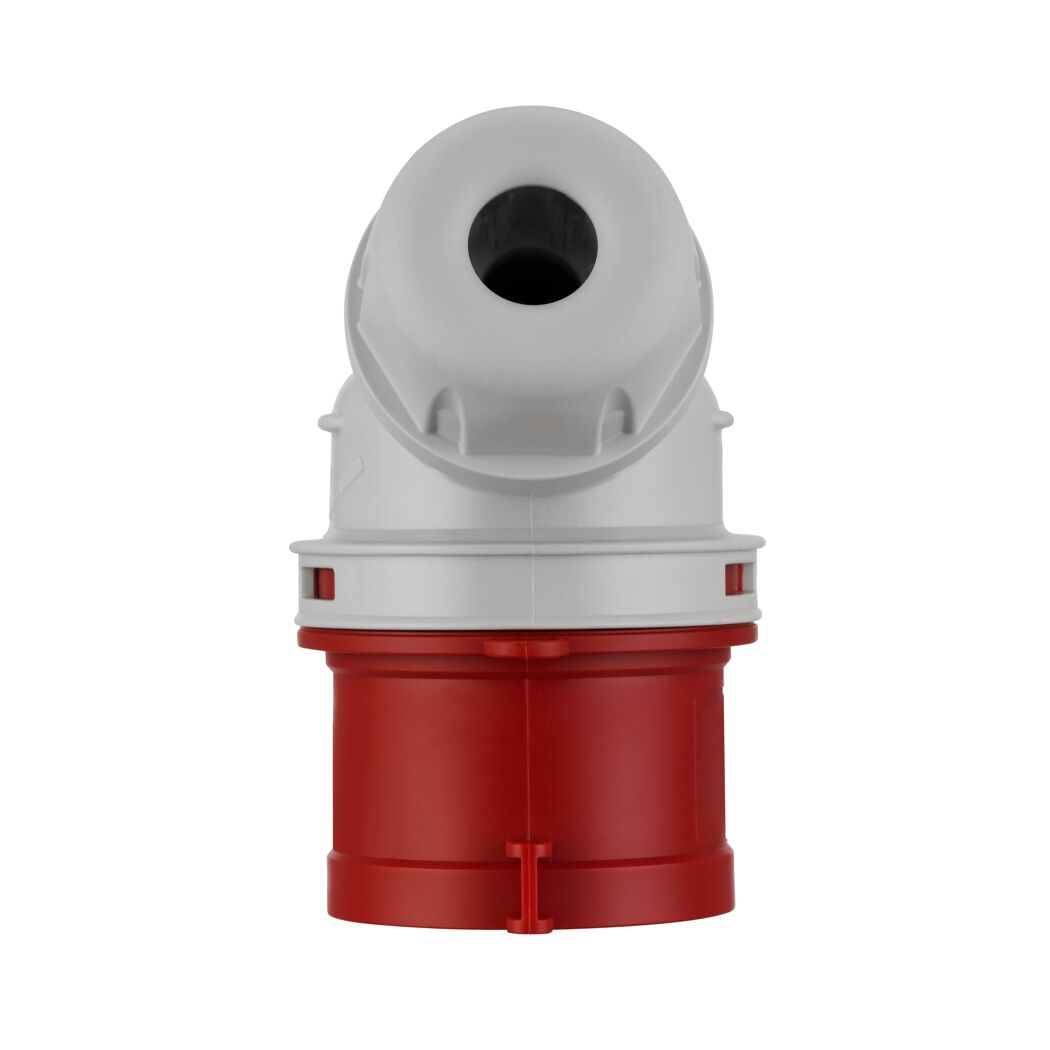 Roter CEE-Winkelstecker