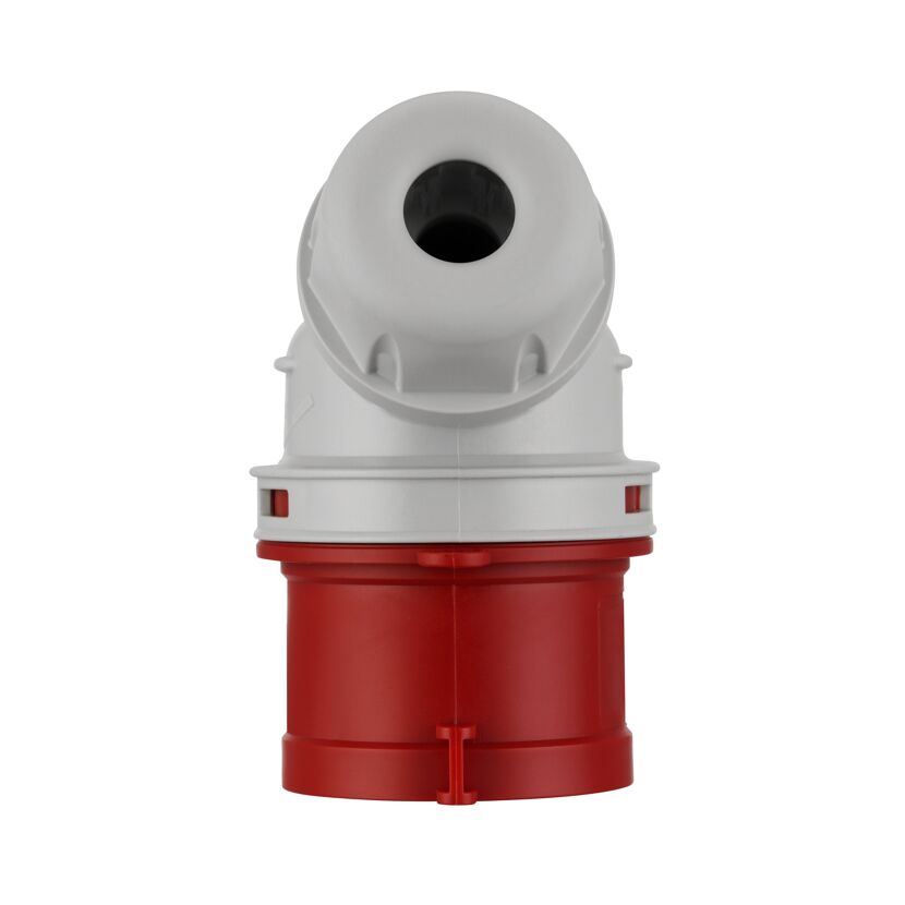 Roter CEE-Winkelstecker