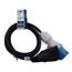 Schwarzes CEE-Kabel