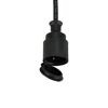 Schwarzer Caravanstecker