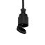 Schwarzer Caravanstecker