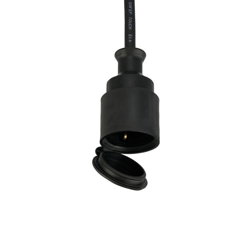 Schwarzer Caravanstecker