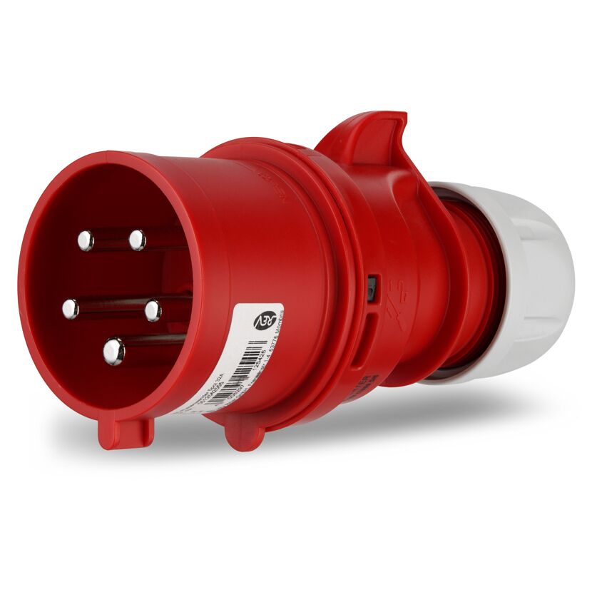 Roter CEE-Stecker