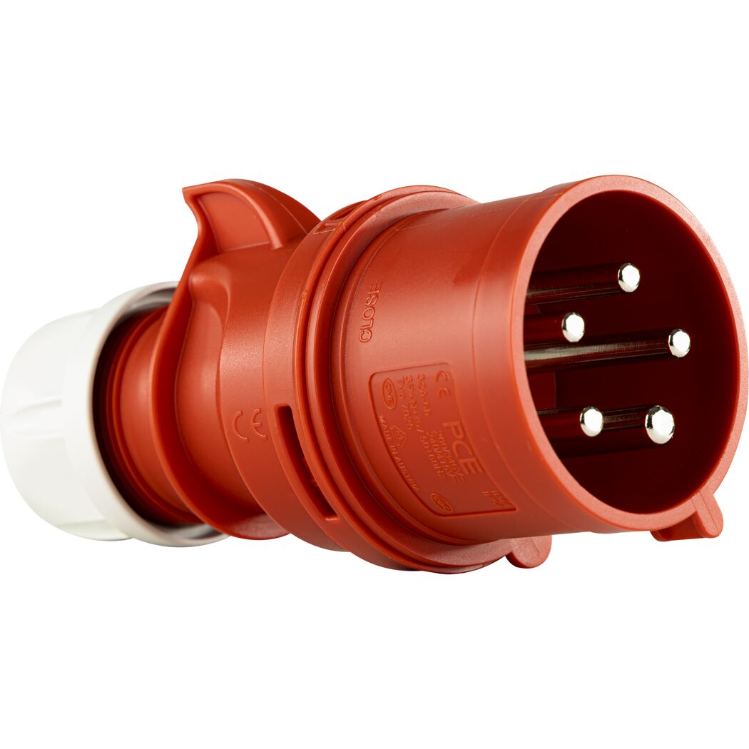 Roter CEE-Stecker