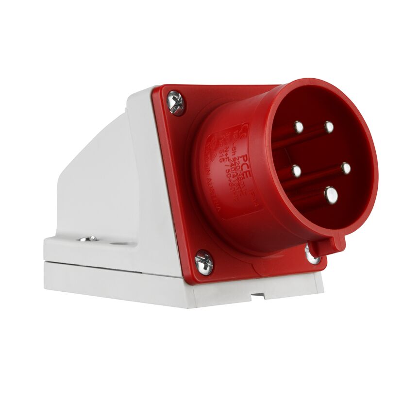 Roter CEE-Wandstecker