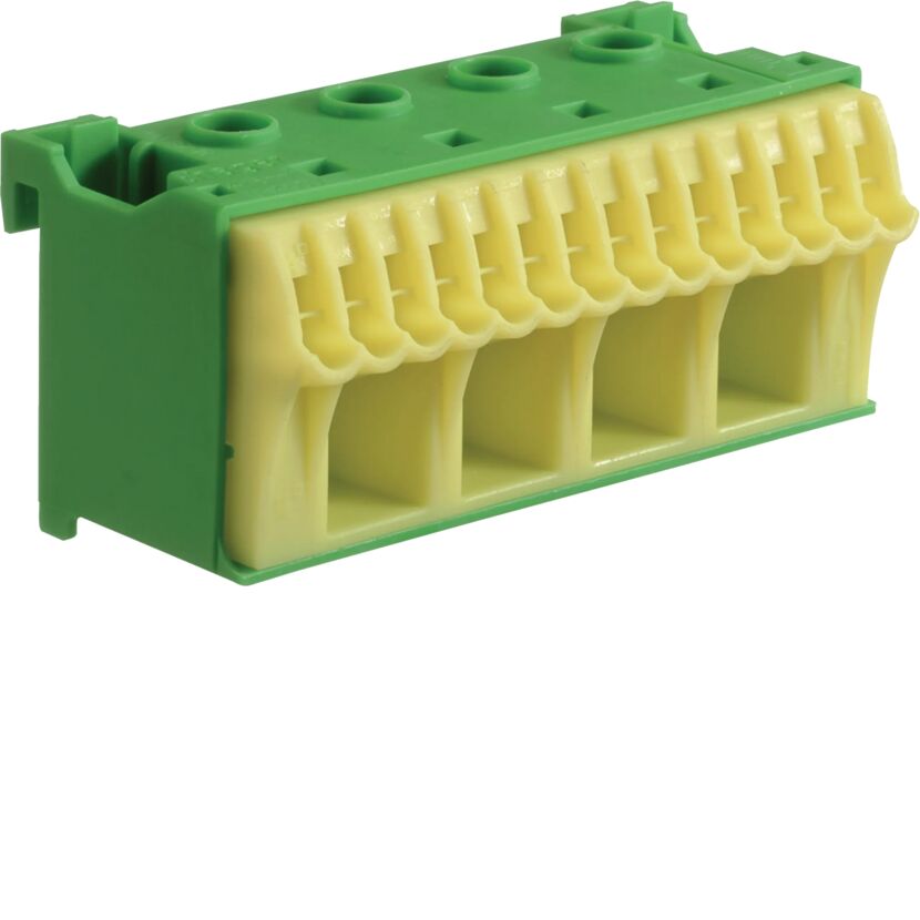 Grüner Hager PE Klemmblock
