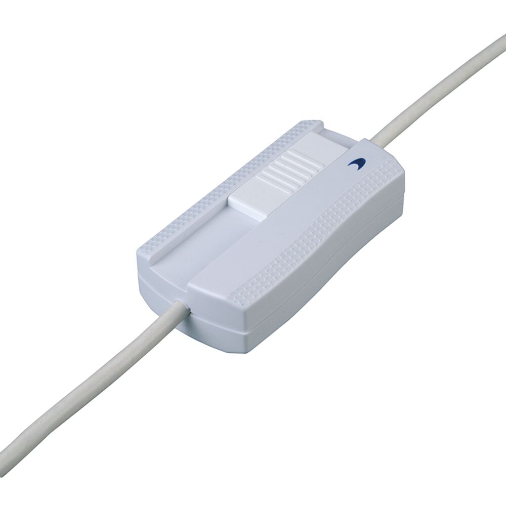 Weißer Schnurschalter für Lampen