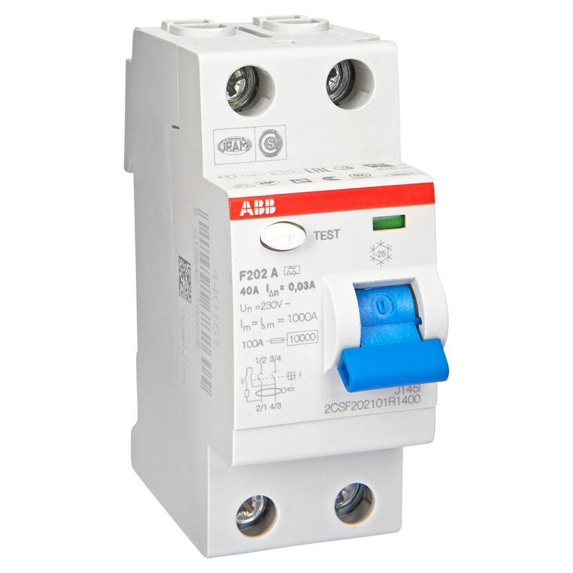 ABB Fehlerstromschutzschalter F202A