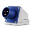 Blauer Caravan Wandstecker