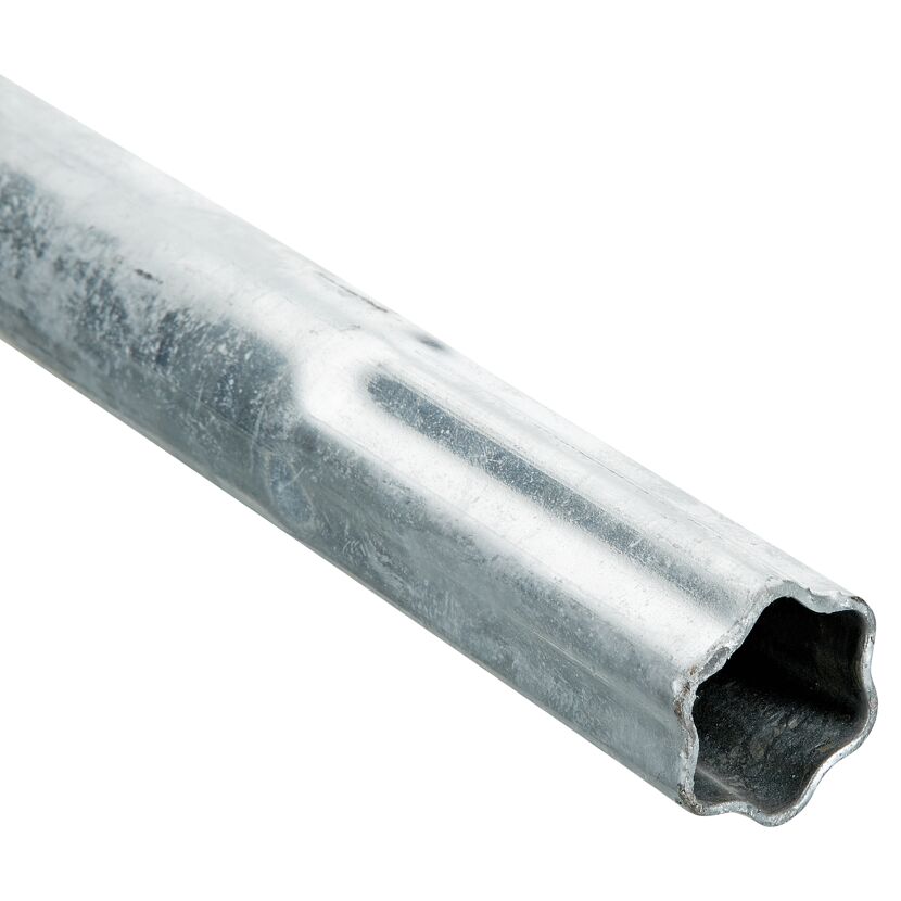 Metallrohr mit sternförmigem Querschnitt