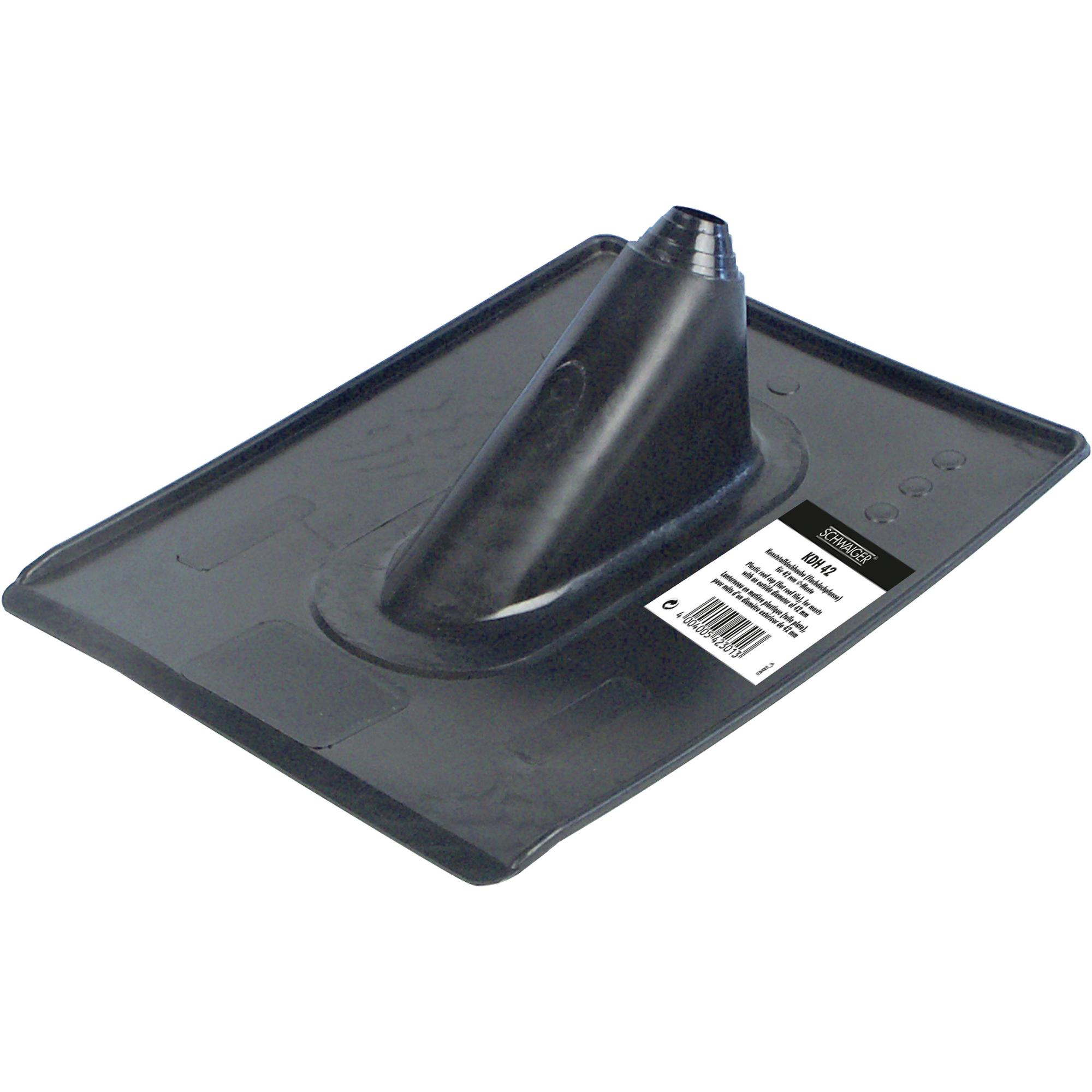 Kunststoff-Dachhaube schwarz für Masten bis Ø 60 mm + product picture