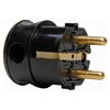 Schwarzer Winkelstecker