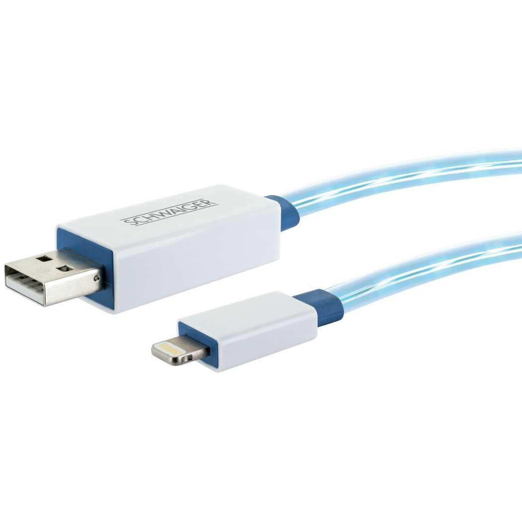 Leuchtendes Lightningkabel von Schwager