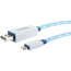 Verkleinertes Bild von Sync- und Ladekabel Apple® Lightning 80 cm, blau leuchtend