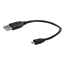 Verkleinertes Bild von Micro USB Sync- & Ladekabel schwarz 15 cm