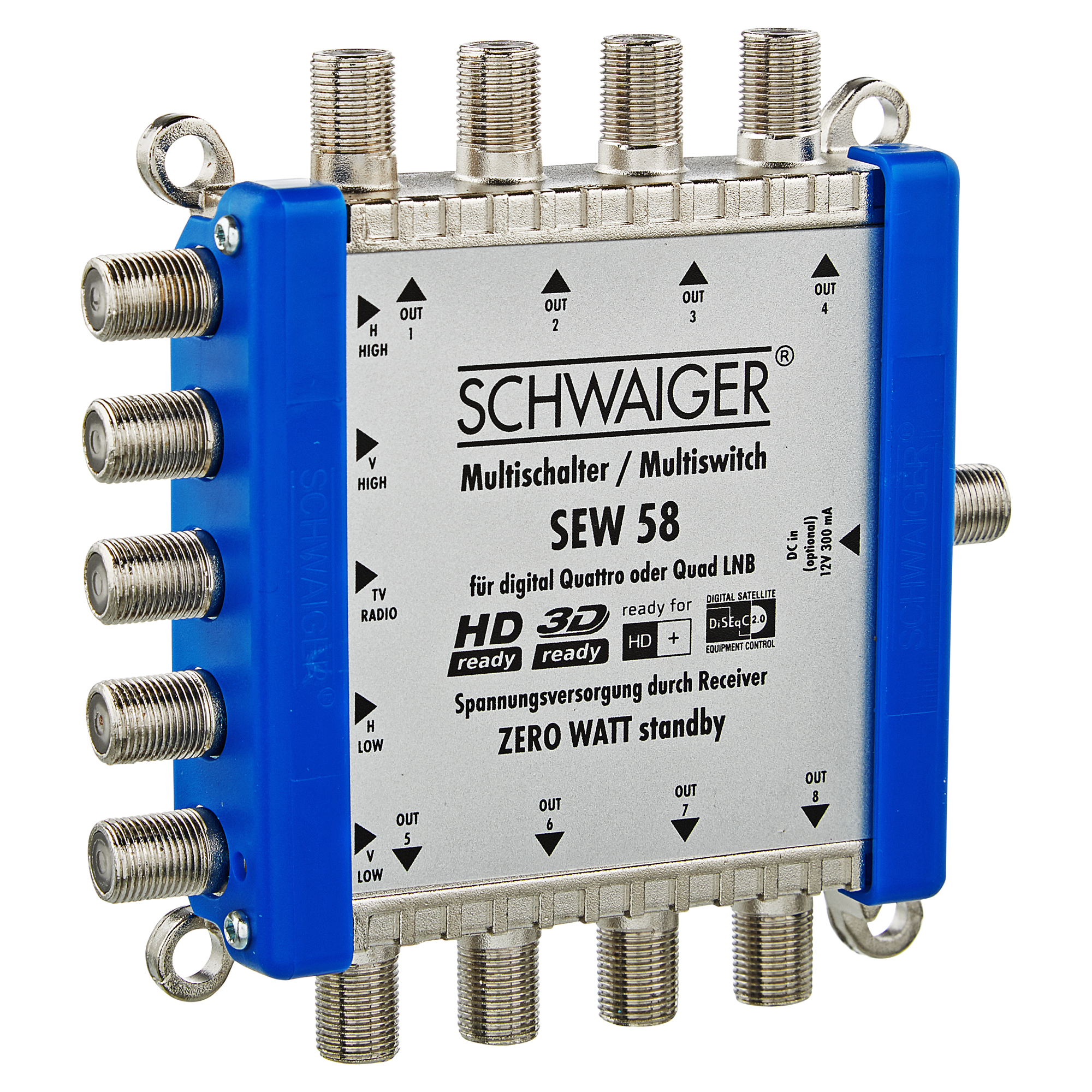 Schwaiger SAT-Multischalter SEW58 Zero Watt