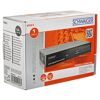 Schwarzer 8 Port Gigabit Ethernet Switch von Schwaiger in Verpackung