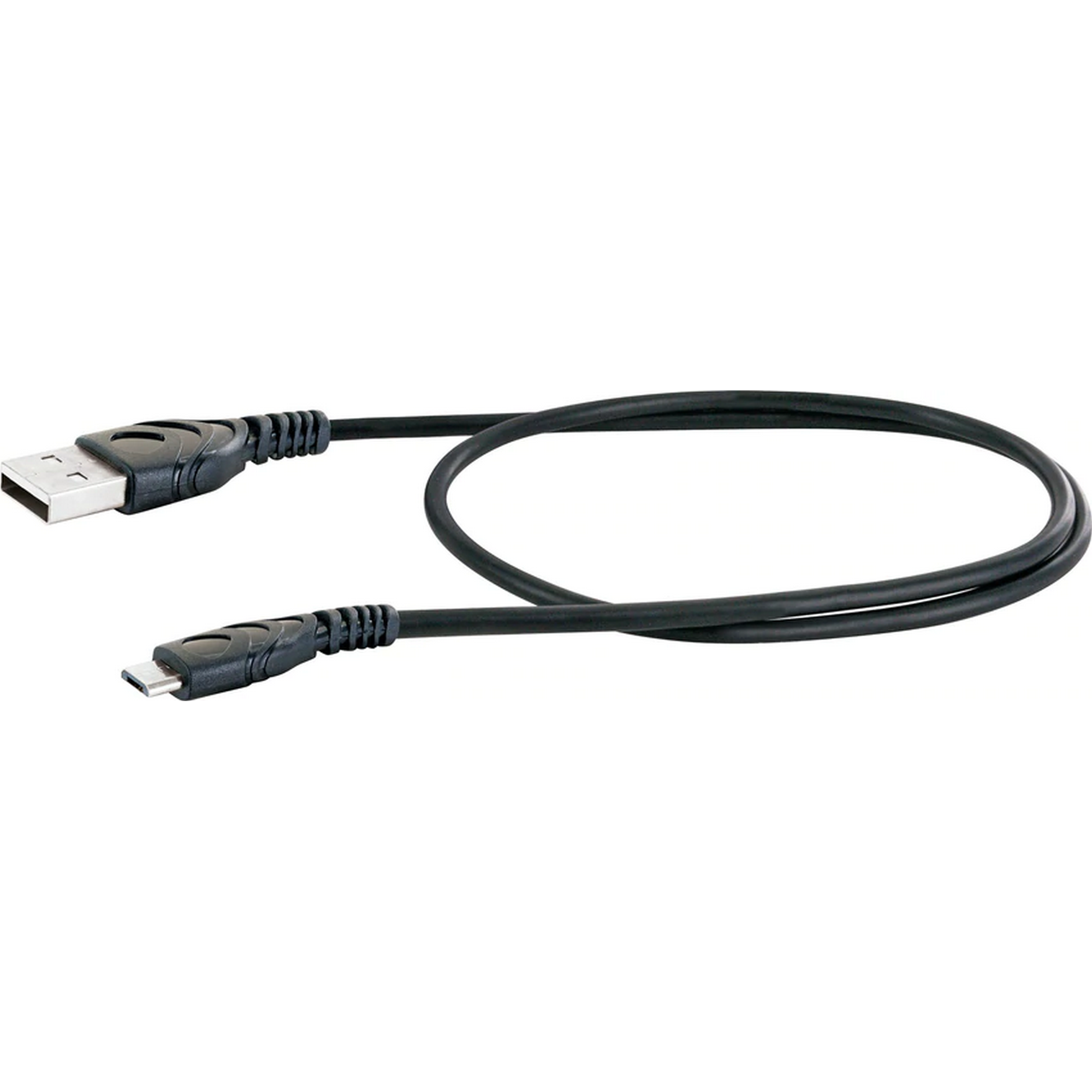 Qi Wireless-Ladeplatte schwarz Ø 80 mm, inklusive Micro USB Ladekabel + product picture