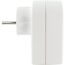 Ladeadapter mit 2 USB 2.0 A-Ports 230 V, mit Steckdose