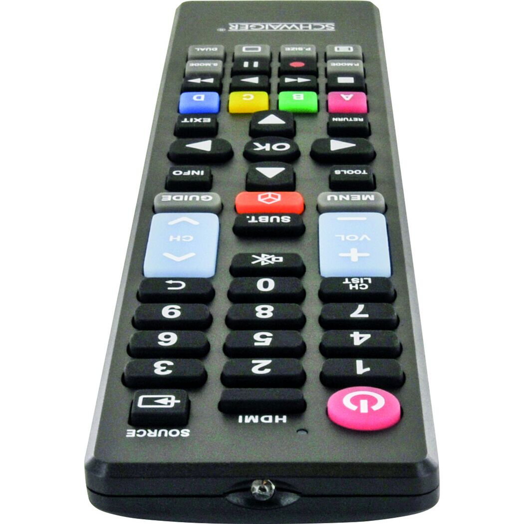 Ersatzfernbedienung 'UFB 100U 533' für TV-Geräte von LG, Samsung, Sony, Panasonic, Philips