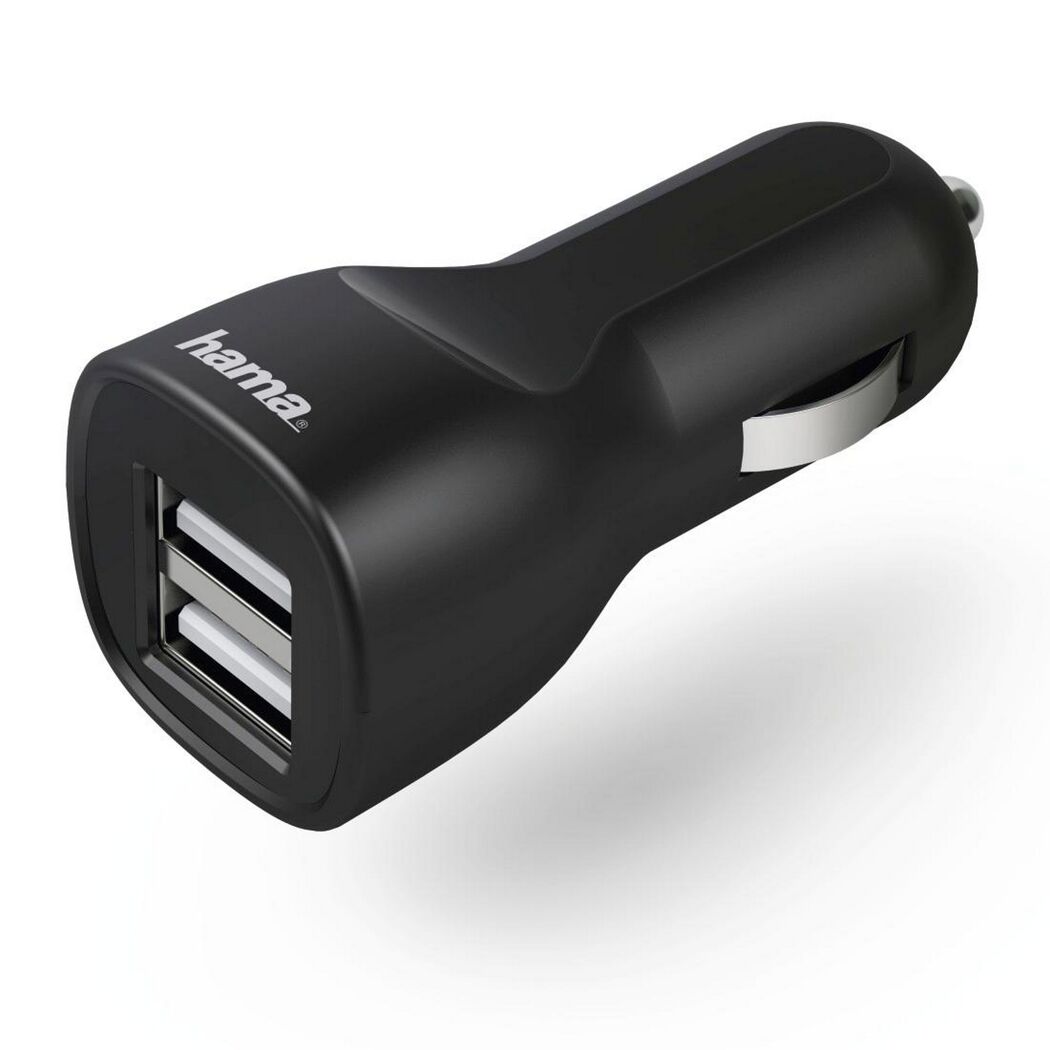 Auto-Ladegerät schwarz 2-fach USB